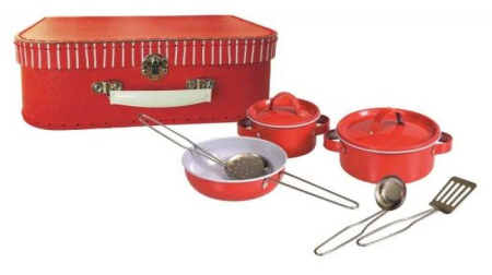 Noutati si reduceri - Set vase metalice rosii, Egmont Toys