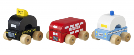 Noutati si reduceri - Set vehicule londoneze, Orange Tree Toys