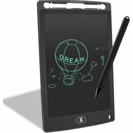 Tableta grafica digitala LCD sensibil la atingere, pentru scris si desenat, buton de stergere, 8 Inch (22.5x 14.5 cm, 97 grame), cu baterii, +3 ani, [1]