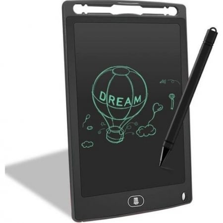 Tableta grafica digitala LCD sensibil la atingere, pentru scris si desenat, buton de stergere, 12 Inch (28x19 cm 172 grame), cu baterii, +3 ani, [1]
