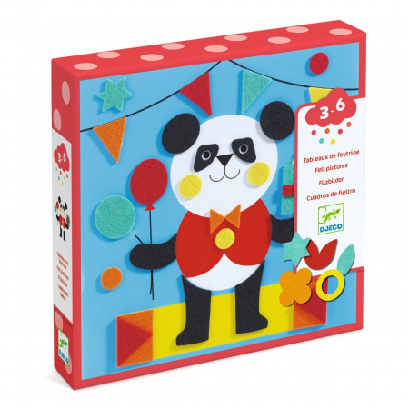 Creative - Tablouri cu fetru Animale, Djeco