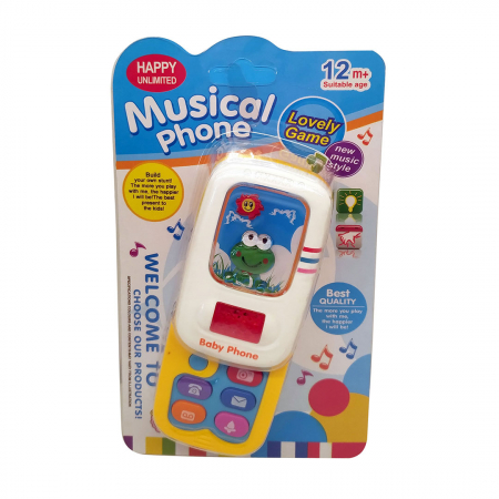 Telefon de jucarie interactiv, butoane, sunete, lumini, o interfata atractiva si un design atragator [5]