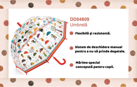 Umbrela pentru copii In ploaie, Djeco [4]