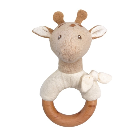 Noutati si reduceri - Zornaitoare din lemn Girafa Leoni, Egmont Toys