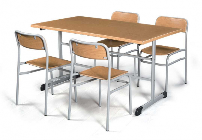 Masa cu 4 scaune natur [1]