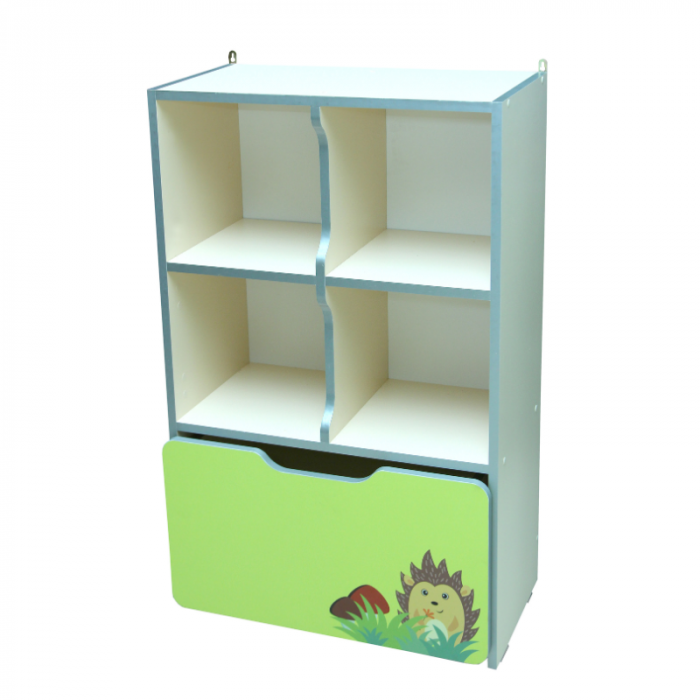 Dulap cu rafturi si usi pentru copii "Animale" No8 [1]