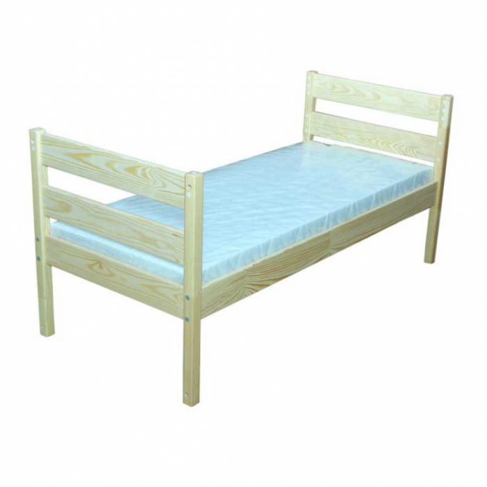 Pat de lemn natural fara saltea [1]