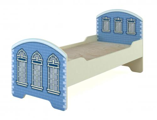 Pat pentru copii "Orașul Vechi", fara saltea [1]