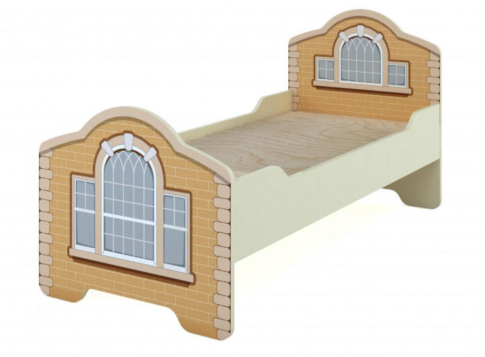 Pat pentru copii "Orașul Vechi",fara saltea [1]