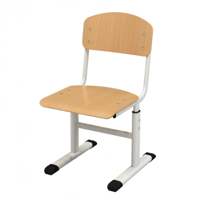 Scaun în formă de T tub plat-oval, cu acoperire HPL [1]