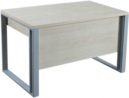 Catedre si mese - Birou cu structura metalica și blat din lemn