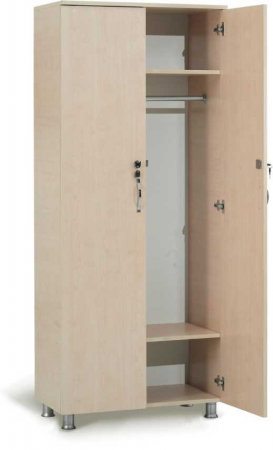 Dulapuri, Etajere si Cuiere - Dulap de haine cu două uși și spații de depozitare multiple