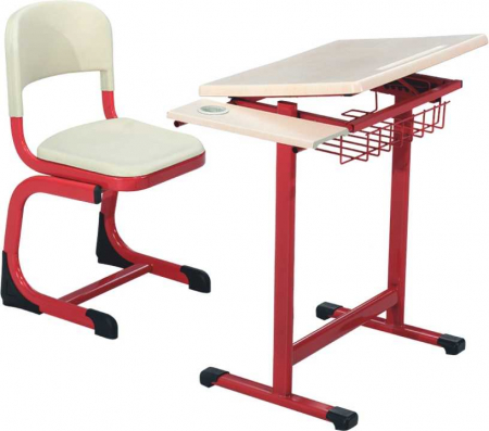 Mobilier scolar - Set  banca și scaun individual pentru studiu