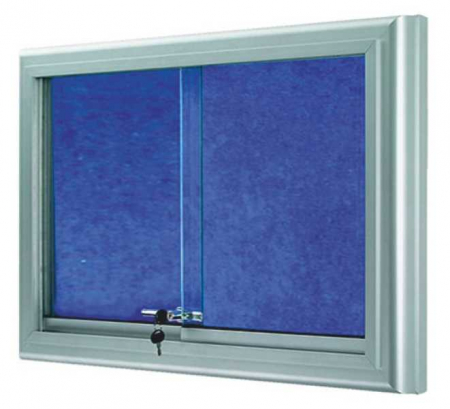 Panouri afisare - Panou afisare securizat din aluminiu 90x120 cm