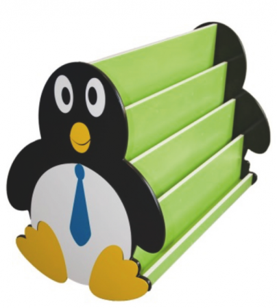 Depozitare si organizare - Bibliotecă pentru copii în formă de pinguin