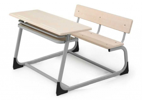 Banci si scaune sali de clasa - Bancheta si banca scolara dubla