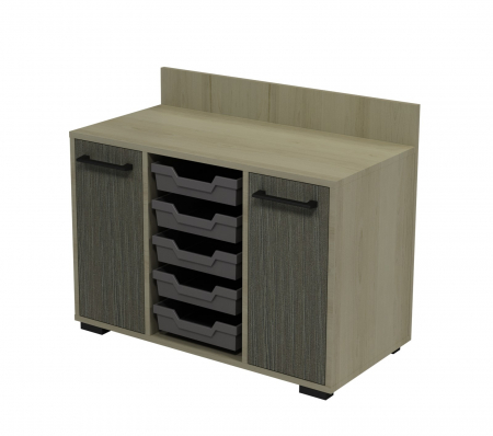 Mobilier gradinita - Comoda cu tavi