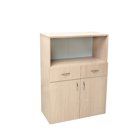 Dulap cu 2 uși, cu 2 sertare și o nișă 