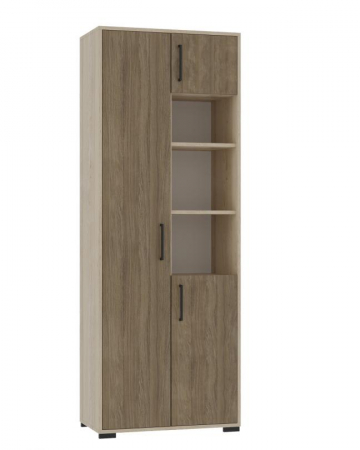 Mobilier scolar - Dulap cu 3 uși cu 2 rafturi deschise