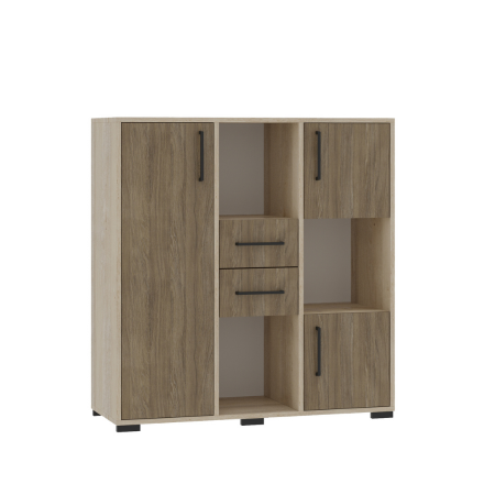 Mobilier scolar - Dulap cu 3 uși cu 2 sertare