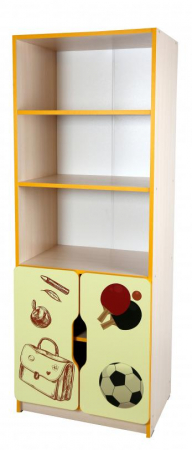 Depozitare si organizare - Dulap cu rafturi si usi No2