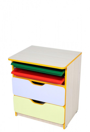 Depozitare si organizare - Dulap cu tavi si sertare