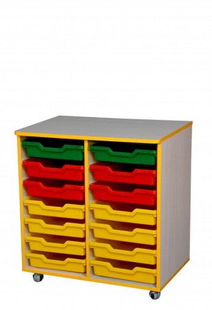 Dulap mobil depozitare cu tavi