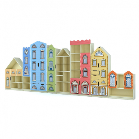 Depozitare si organizare - Dulap "Oraș vechi" 2