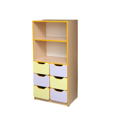 Depozitare si organizare - Dulap universal cu 6 sertare colorate No 3