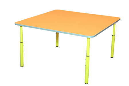 Masa patrata pentru copii, reglabila, grupa de inălțime No1