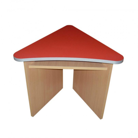 Mese si scaune si tabureti - Masa pentru copii "Petal" cu un raft, grupa de înălțime
