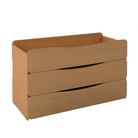 Patuturi si saltele - Pat cu trei niveluri pentru copii fără saltea