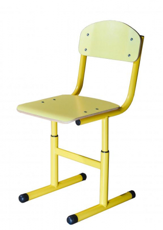 Banci si scaune sali de clasa - Scaun în formă de T tub rotund