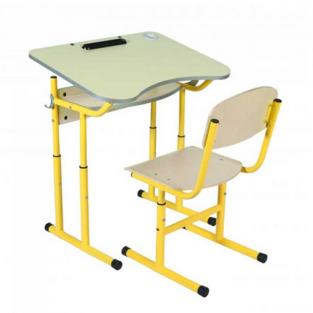 Banci si scaune sali de clasa - Set pupitru cu 1 scaun cu reglare a unghiului de înclinare a mesei