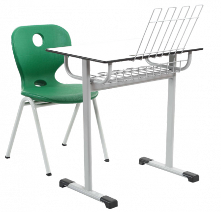 Banci si scaune sali de clasa - Set scaun si banca scolara individuala pentru muzica