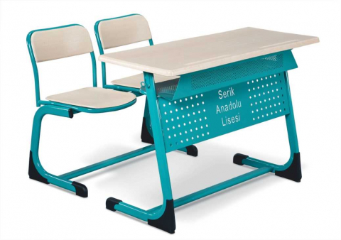 Banci si scaune sali de clasa - Set scaune si banca scolara dubla