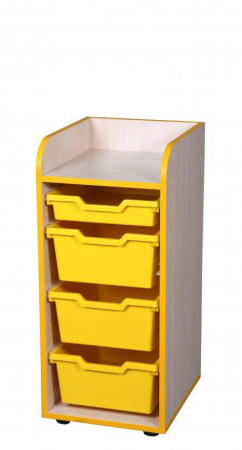 Corp de depozitare cu tavi