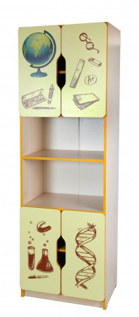 Mobilier scolar - Unitatea universala de perete "Learner", Dulap No4