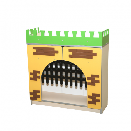 Mobilier tematic - Zid pentru copii "Castelul înalt", Dulap No4