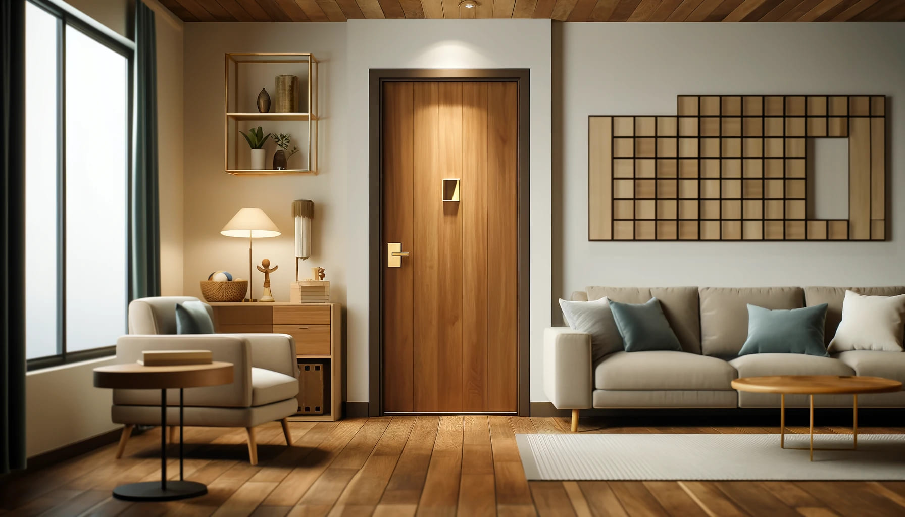 Mânerele moderne vin în culori neutre sau metalice.