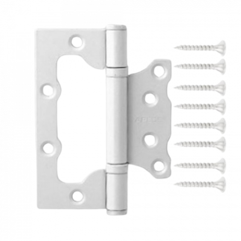 Balamale pentru uși - Balama coplanară 100*75*2.5 albă