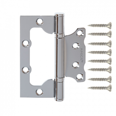 Balamale pentru uși - Balama coplanară 100*75*2.5 crom lucios