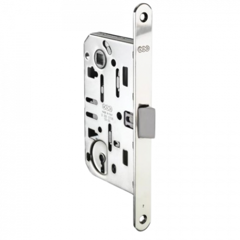 Broaște pentru uși - Broască de cheie Mediana Evolution D90F18/50 nichel lucios