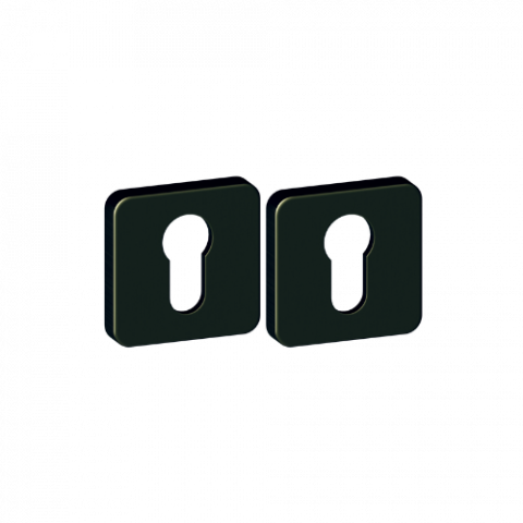 Rozete pentru uși - Rozetă de cilindru DP-C-MODERN NEGRU (BLM)