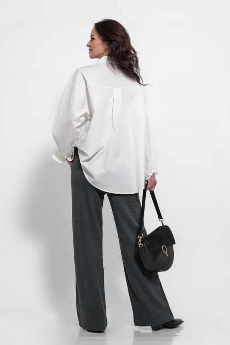 Camasa bumbac oversize inchidere pretioasa [3]