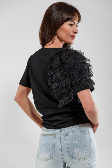 Bluza cu volane dantela umar [3]