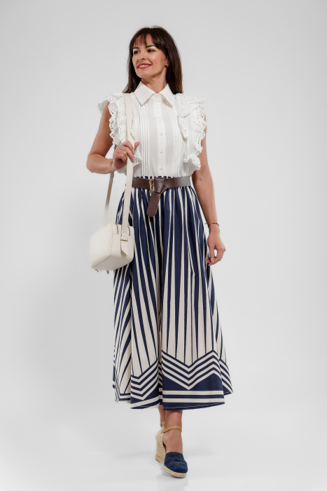 Camasa alba cu volane dantela [1]