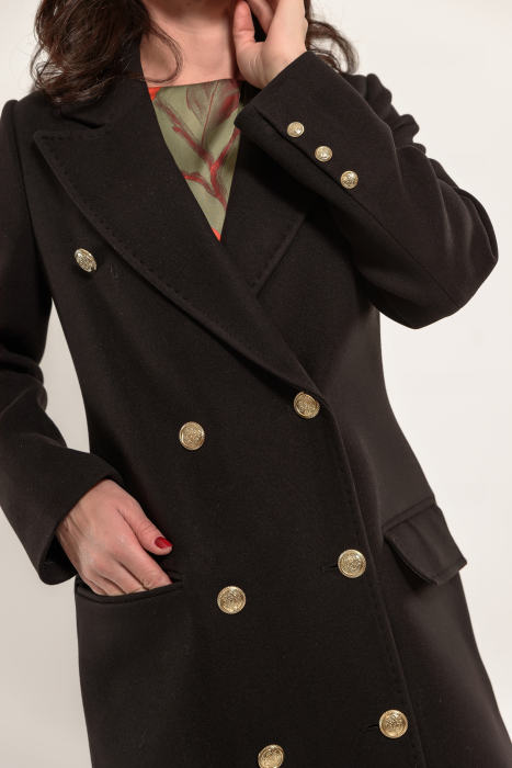 Palton stofa neagra cu casmir [4]