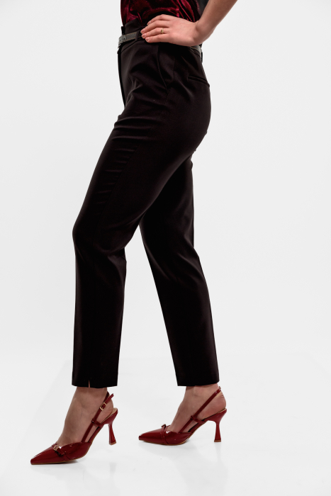 Pantaloni conici, slit pe lateral, buzunare oblice [2]