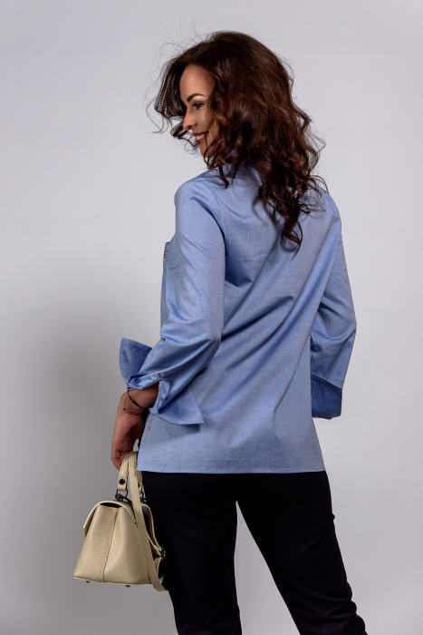 Camasa bumbac 100% cu ștrasuri la buzunare [1]